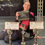 teen dancer with awards